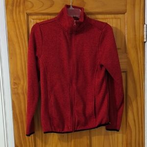 Red Full-Zip Jacket